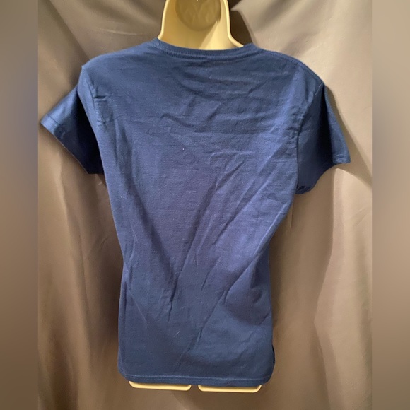 🎀 Red White & Blue Tshirt Medium USA Home of the Brave - Picture 2 of 4